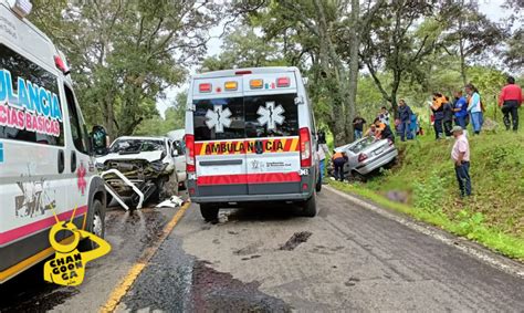 Michoacán Fuerte Accidente Deja 2 Muertos Y 3 Heridos En La Zacapu