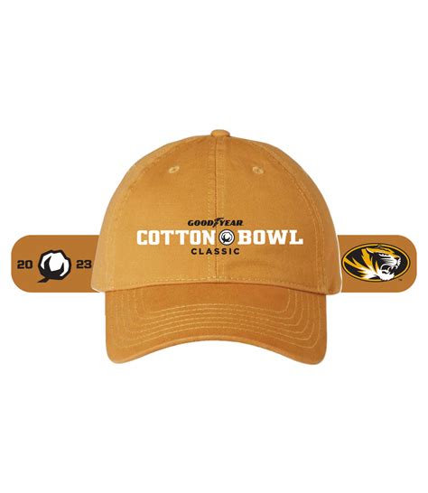 2023 Cotton Bowl MISSOURI Gold Cap – Cotton Bowl Merchandise