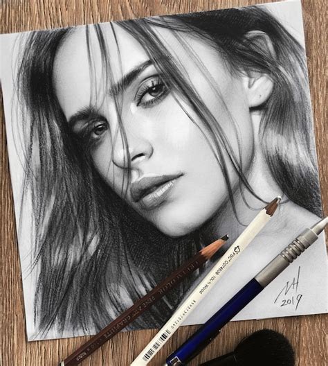 Graphite Pencil Portrait Portrait Drawing Drawing Portrait - Etsy