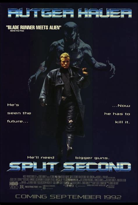 Split Second Movie Posters From Movie Poster Shop