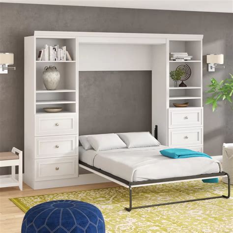 Latitude Run Acevedo Murphy Bed Reviews Wayfair Planos De Cama