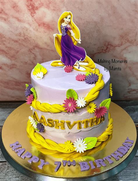 Rapunzel Birthday Cake Ideas Images Pictures