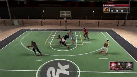 Nba 2k 16 Mypark Streaking Youtube