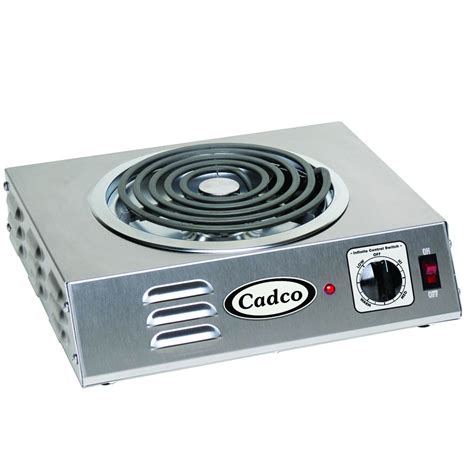 Cadco Csr 3t Hot Plate W Single Burner And Infinite Controls 1500w