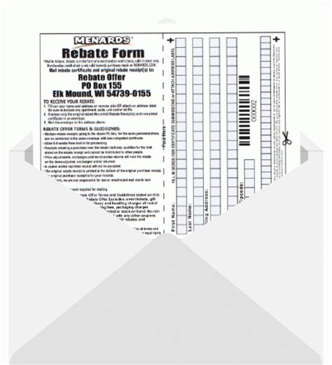 Rebate Center At Menards | Printable Form 2021