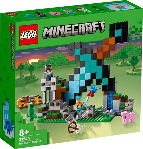 LEGO 21244 Minecraft The Sword Outpost Building Toy Set