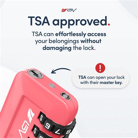 Snapklik Tsa Approved Luggage Travel Lock Set Your Own