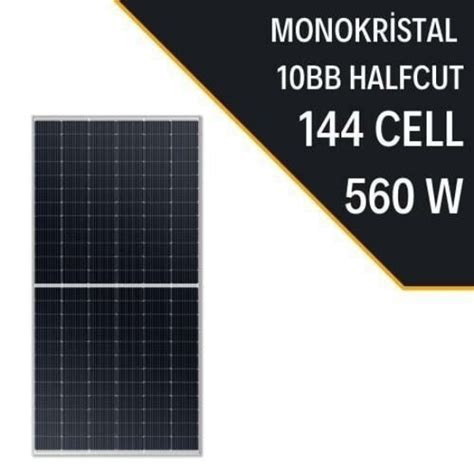 Lexron 560W Half Cut Monokristal Güneş Paneli SolarAVM