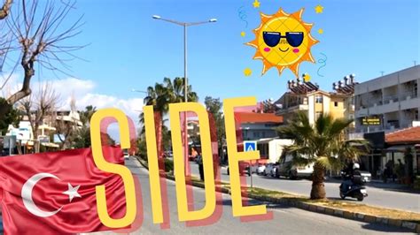 Super Wetter in Side Türkei im Februar 2023 YouTube