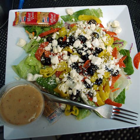 Greek Salad Full Memphis Pizza Cafe