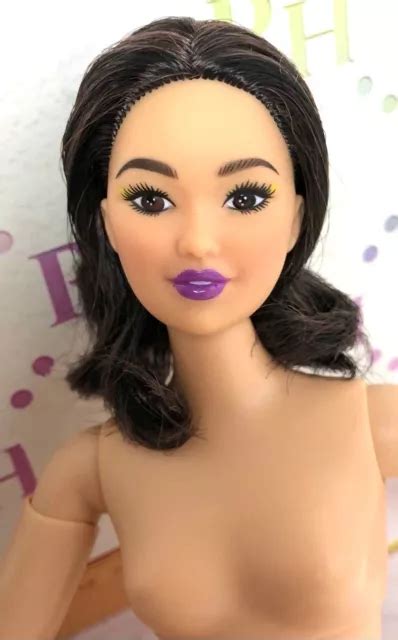 BARBIE NUDE CURVY Made To Move BMR1959 HYBRID Doll ASIAN Chinese Purple