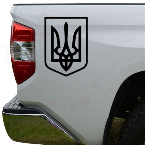 Ukranian Coat Of Arms Ukraine Pride Die Cut Vinyl Decal Sticker For Car