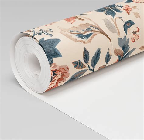Rust & Rose Wallpaper – Painted Paper