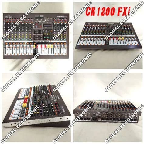 Mixer Crimson Cr Fx Usb Equaliser Channel Lazada Indonesia