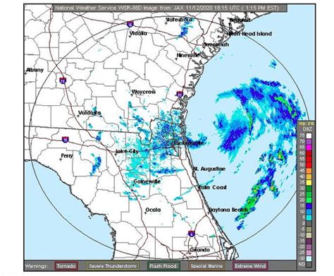 Weather Map For Jacksonville Florida - Davine Gabriella