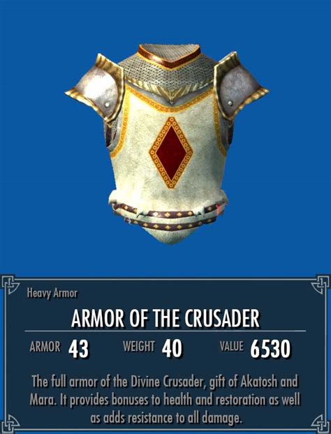 Armor of the Crusader - Legacy of the Dragonborn - Wikia