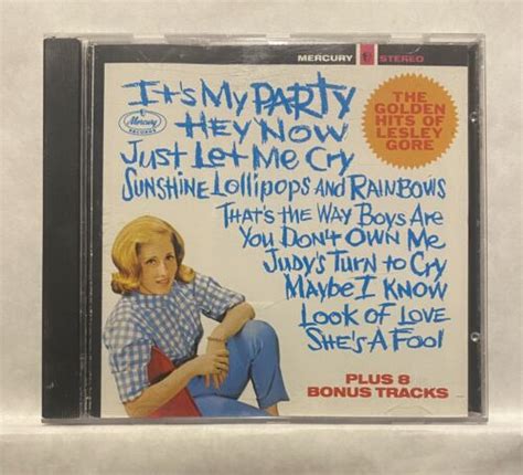 The Golden Hits Of Lesley Gore 1987 CD It S My Party You Dont Own