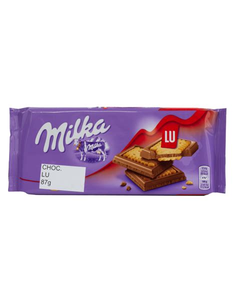 Milka Lu Cookie Chocolate Bar 87g - The Dutch Shop | European Deli ...