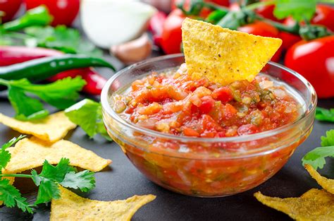 Hot Salsa Healthy Dip Recipes From Click N Cook