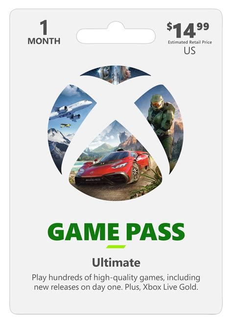 Best Buy Microsoft Xbox Game Pass Ultimate 1 Month Membership Microsoft Xbox Ultimate 1m Liv