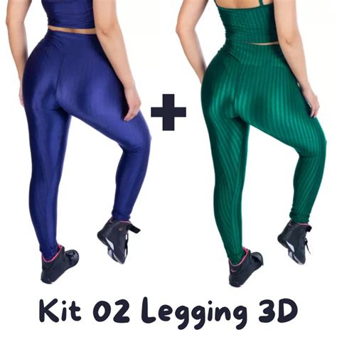 Kit Cal As Legging D Cos Alto Academia Fitness Leg Cirre Shopee