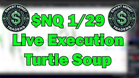 Ict Live Trade Execution Using A Turtle Soup Youtube