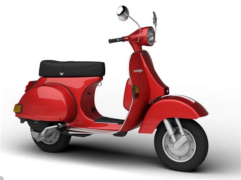 Piaggio Vespa P125X 1978 Modelo 3D 109 Unknown Max Obj Fbx Dxf