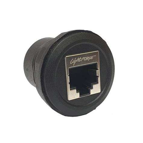 Lightforce Rj45 Universal Round Pass Through Connector