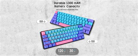 Solidee Mechanische Gaming Tastatur Wireless Bluetooth Dual