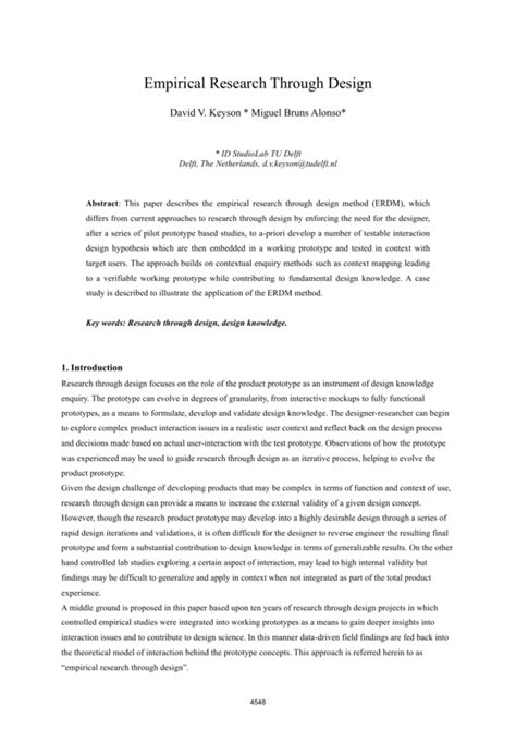 Empirical Research 9 Examples Format Pdf