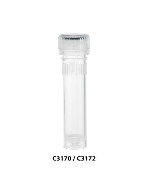 ClearSeal Screw Cap Microcentrifuge Tubes 2 0mL Sterile With O Ring