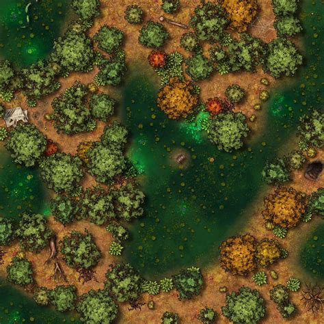 Swamp Battlemap Inkarnate Create Fantasy Maps Online