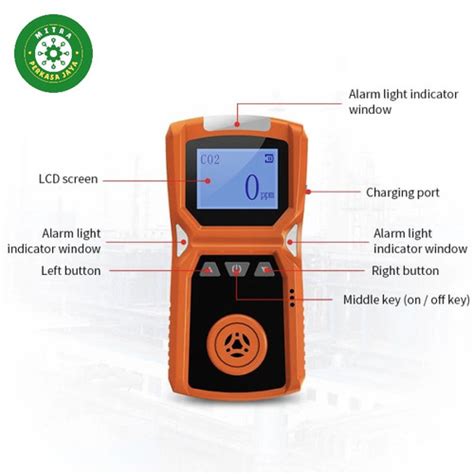 Jual SO2 Sulfur Dioxide Gas Detector HIROKA Leak Monitor Tester Meter