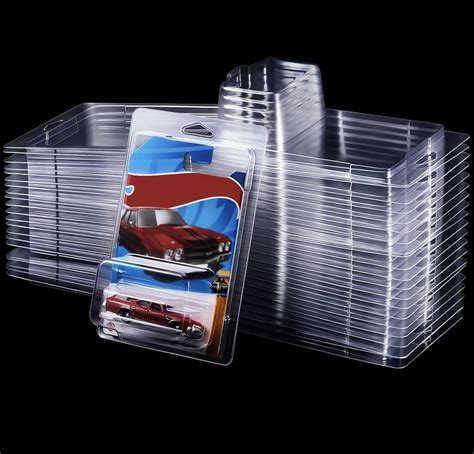 Protector Packs Compatible With Hot Wheels Model Car Clamshell Cases Plastic Display