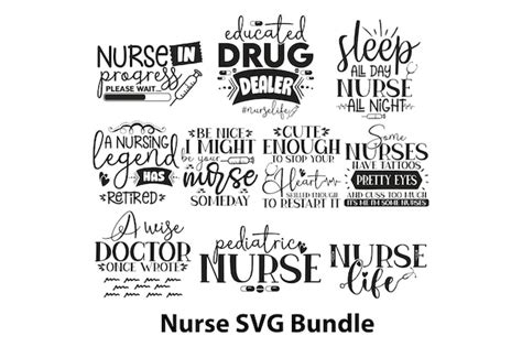 Premium Vector Nurse Svg Bundle