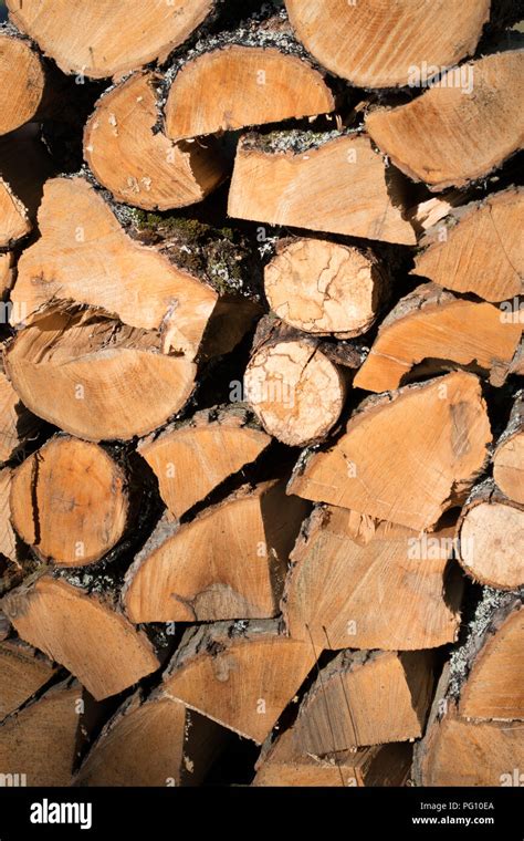 Firewood Stacked Wallpaper Background Hi Res Stock Photography And