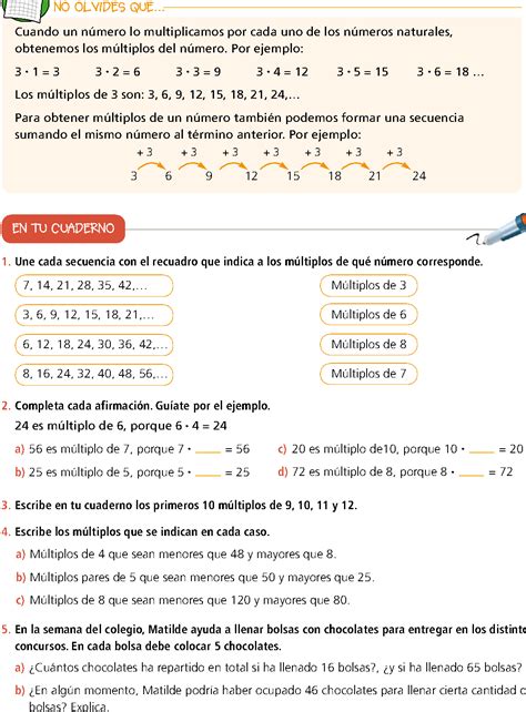 Que Son Los Multiplos Y Divisores