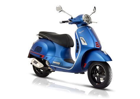 VESPA GTS SUPER SPORT HPE E5 300CC ABS ASR Blue Vivace Perry Scooters