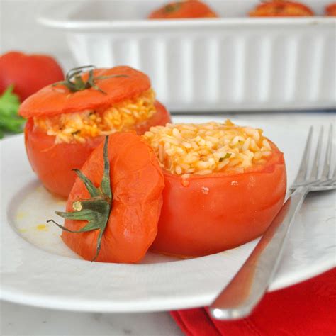 Cooking With Manuela Italian Rice Stuffed Tomatoes