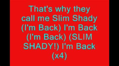 Eminem Was One Controversial Artist Eminem Im Back Lyrics