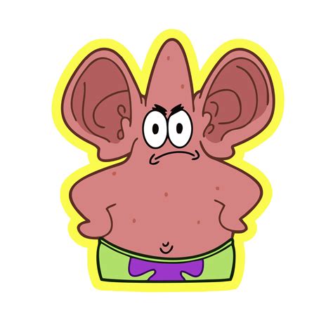 patrick star in spongebob squarepants 22726289 Vector Art at Vecteezy