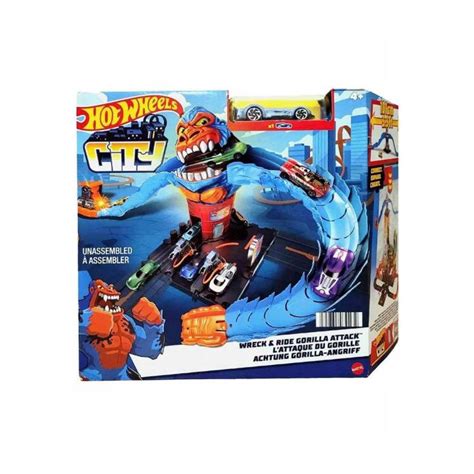 Hot Wheels City Pułapka goryla HDR Zestaw tematyczny