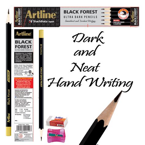 Black Forest Ultra Dark Handwriting Pencil Pack Of 10