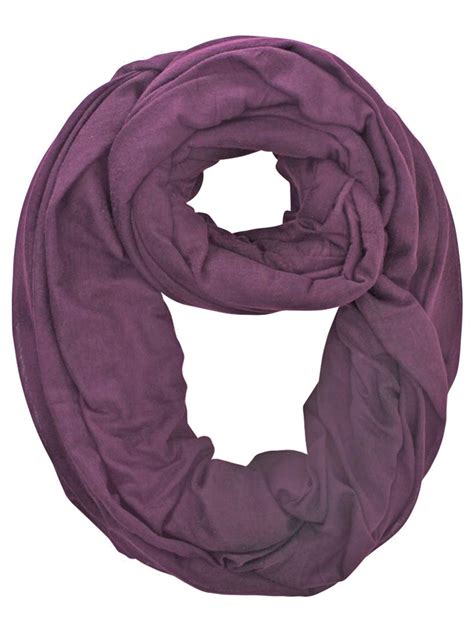 LONG JERSEY KNIT CIRCLE INFINITY SCARF EBay