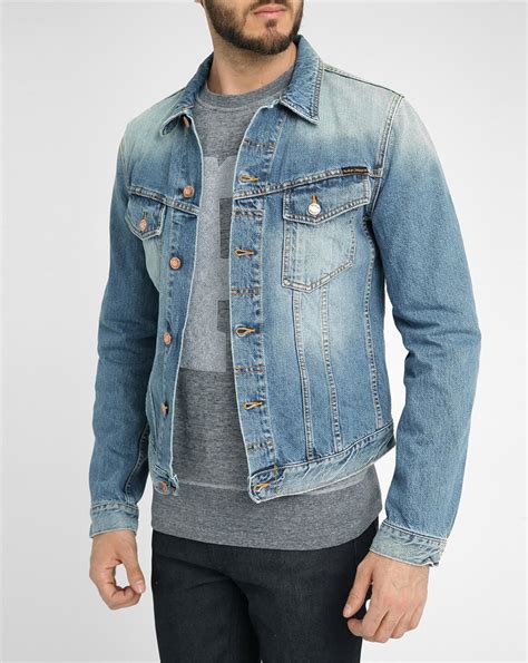 Nudie Jeans Light Blue Organic Billy Denim Jacket In Blue For Men Lyst