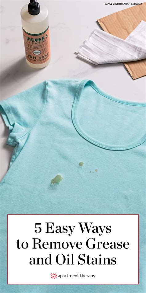 5 Easy Ways To Remove Grease And Oil Stains Artofit