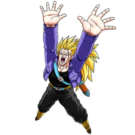 Future Trunks Ssj3 Render 5 [sdbh World Mission] By Maxiuchiha22 On