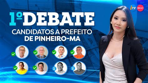 1 Debate entre os Candidatos à Prefeitura de Pinheiro Eleições 2024