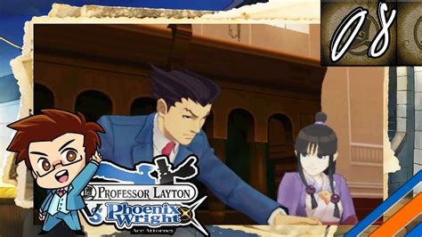 Professor Layton Vs Phoenix Wright Ace Attorney Pc Badger Part