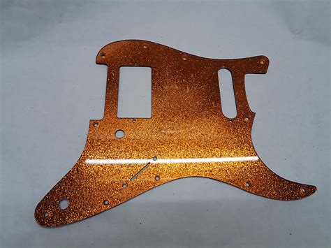 Copper Sparkle Glitter Hxs Pickguard Fits Fender Strat Reverb